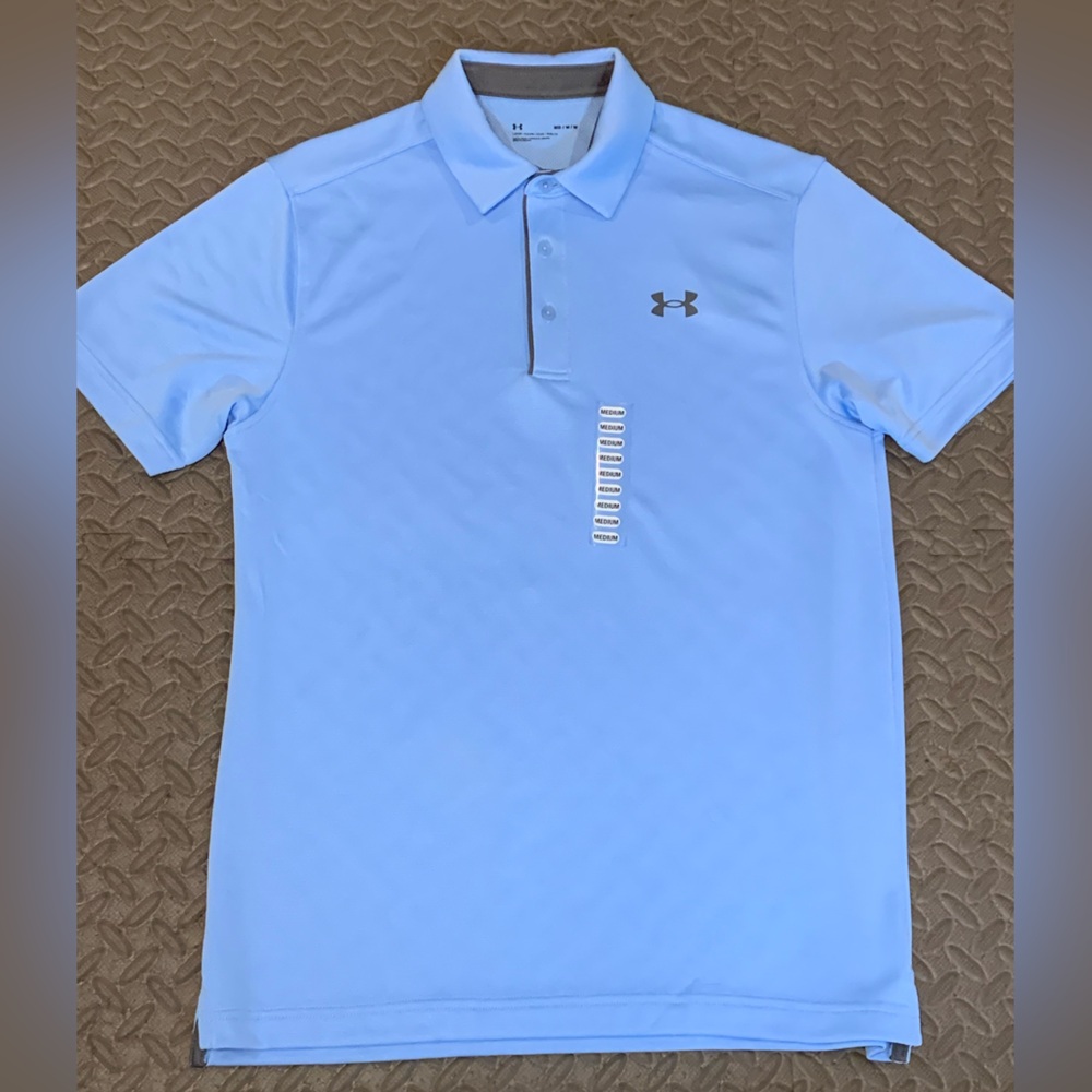 Under Armour Blue Performance Polo Shirt. Men’s size medium.NWT
